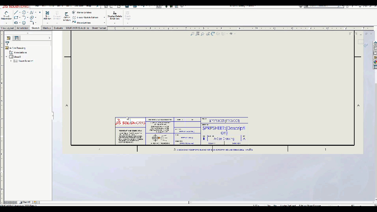 , SOLIDWORKS: Creating Additional Sheet Formats and Templates