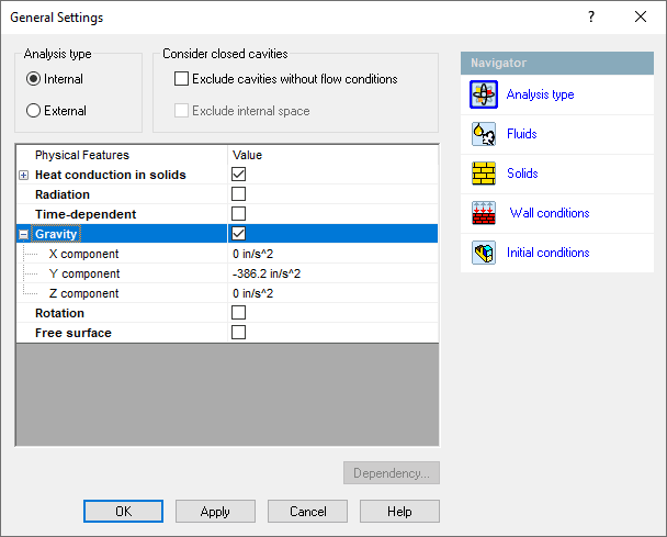 , SOLIDWORKS Flow Simulation: Calculation of Hydrostatic Pressure