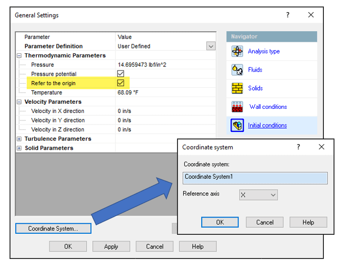 , SOLIDWORKS Flow Simulation: Calculation of Hydrostatic Pressure