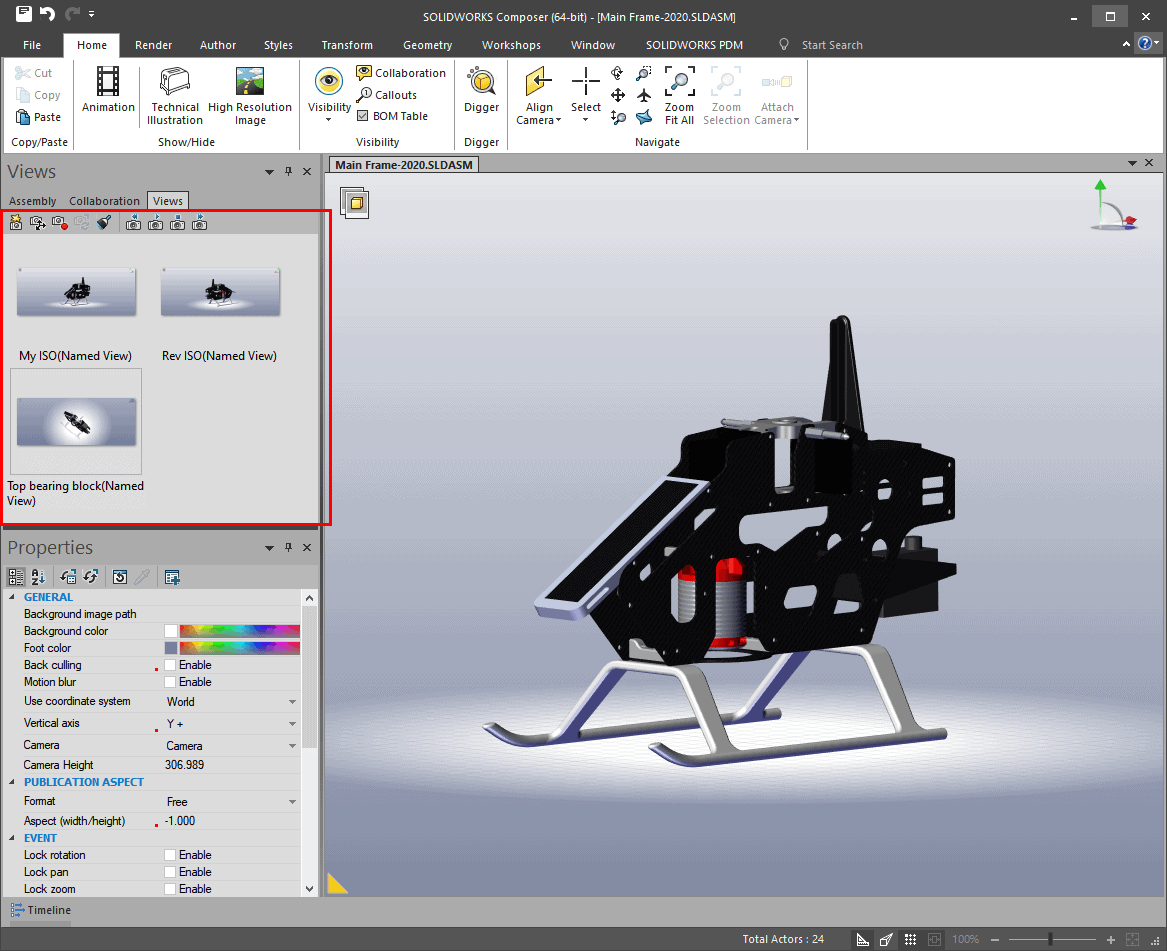 , SOLIDWORKS 2020 What’s New – SOLIDWORKS Composer Import Enhancements