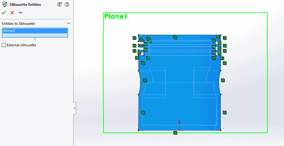 , SOLIDWORKS 2020 What’s New – Sketching Silhouette Entities