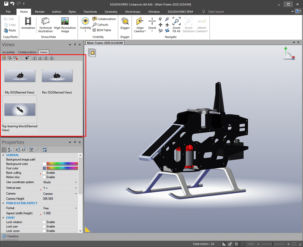 , SOLIDWORKS 2020 What’s New – SOLIDWORKS Composer Animation Export Enhancements