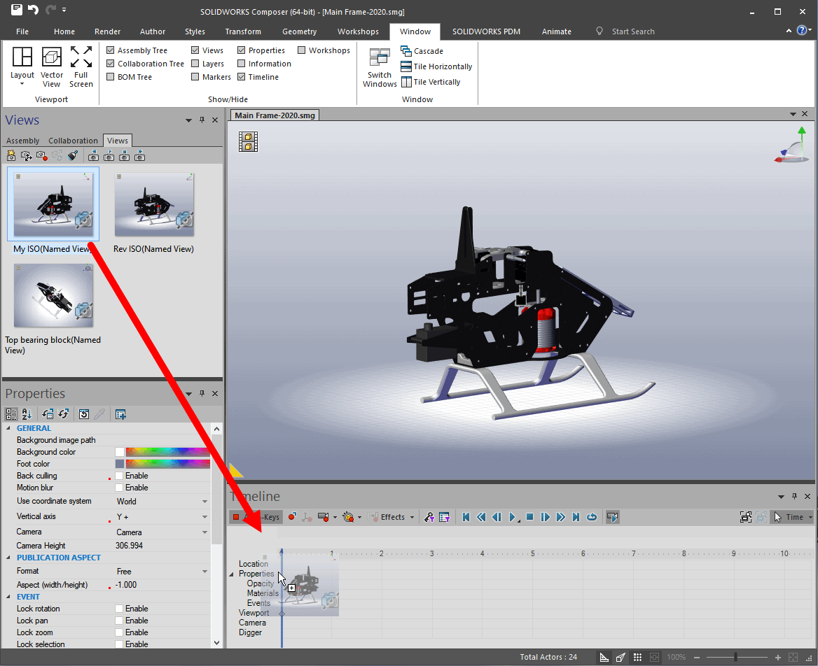, SOLIDWORKS 2020 What’s New – SOLIDWORKS Composer Animation Export Enhancements
