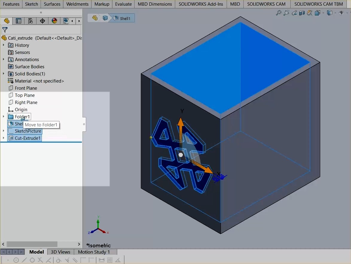 , SOLIDWORKS 2020 What’s New – Feature Manager Enhancements