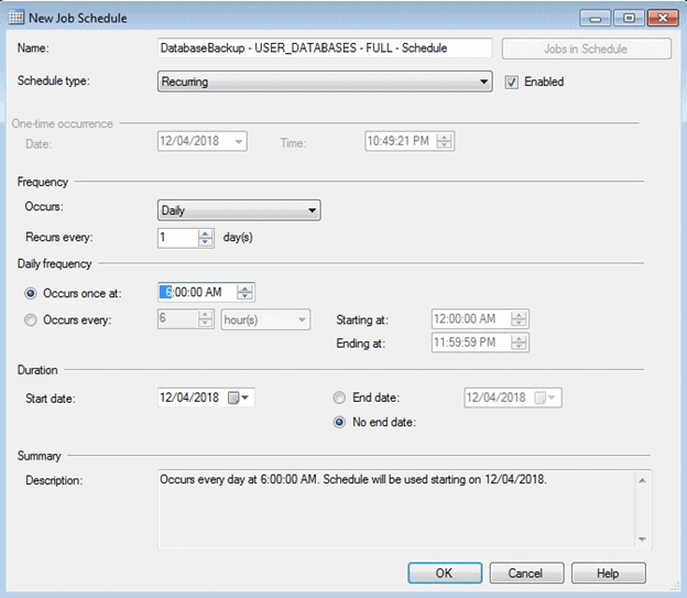 SQL Backup guide