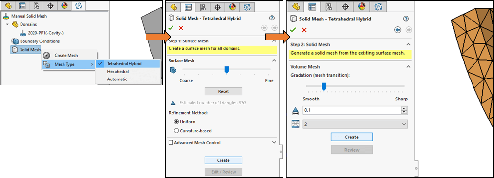 , SOLIDWORKS 2020 What’s New – Plastics &#8211; Enhanced Solid Mesh (Auto) Workflow