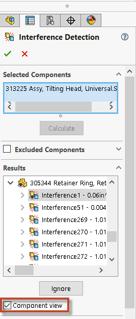 , SOLIDWORKS 2020 What’s New – Isolating Interference in Assemblies