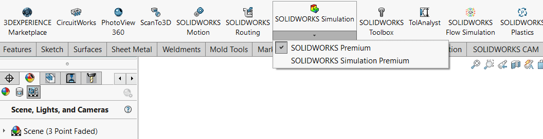 , SOLIDWORKS 2020 What’s New – Selecting a SOLIDWORKS Simulation License with SolidNetWork License