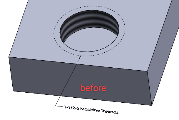 , SOLIDWORKS 2020 What’s New – Adding Callouts for Non-Hole Wizard Holes