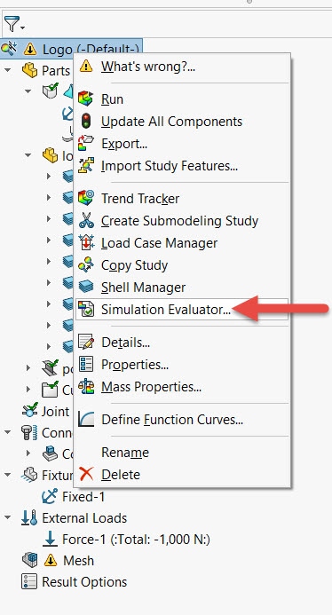 Study Tree Menu