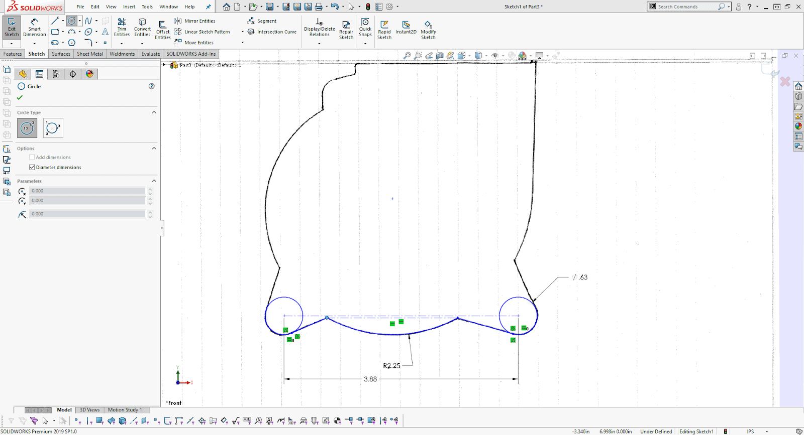 3D Printed Tool sketch