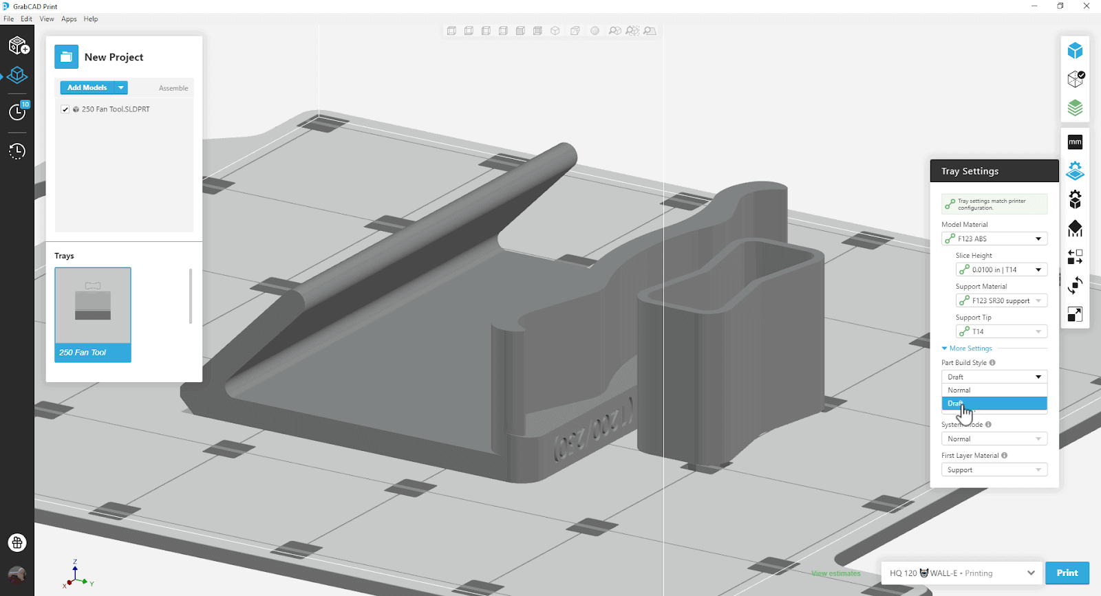 3D Printed tool GrabCAD