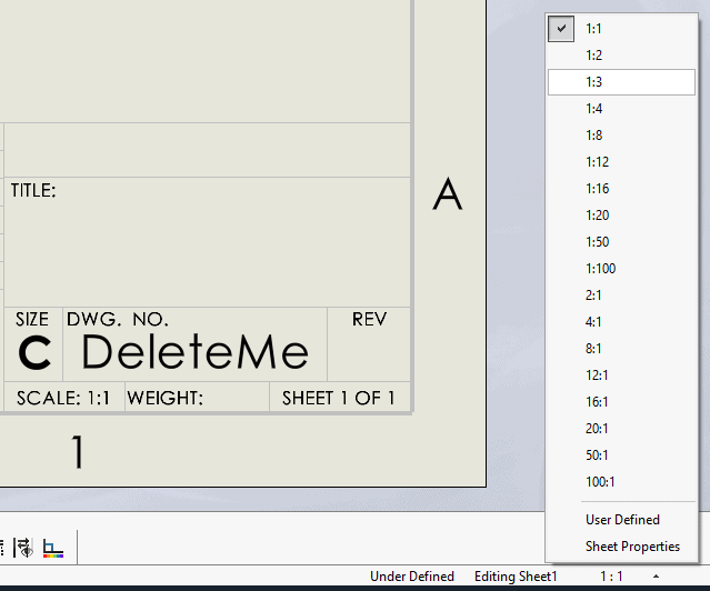 , SOLIDWORKS 2020 What&#8217;s New &#8211; Custom Scales for Drawing Sheets and Views