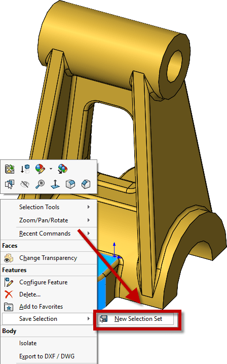 , SOLIDWORKS 2020 What’s New – Adding a Selection to a Selection Set