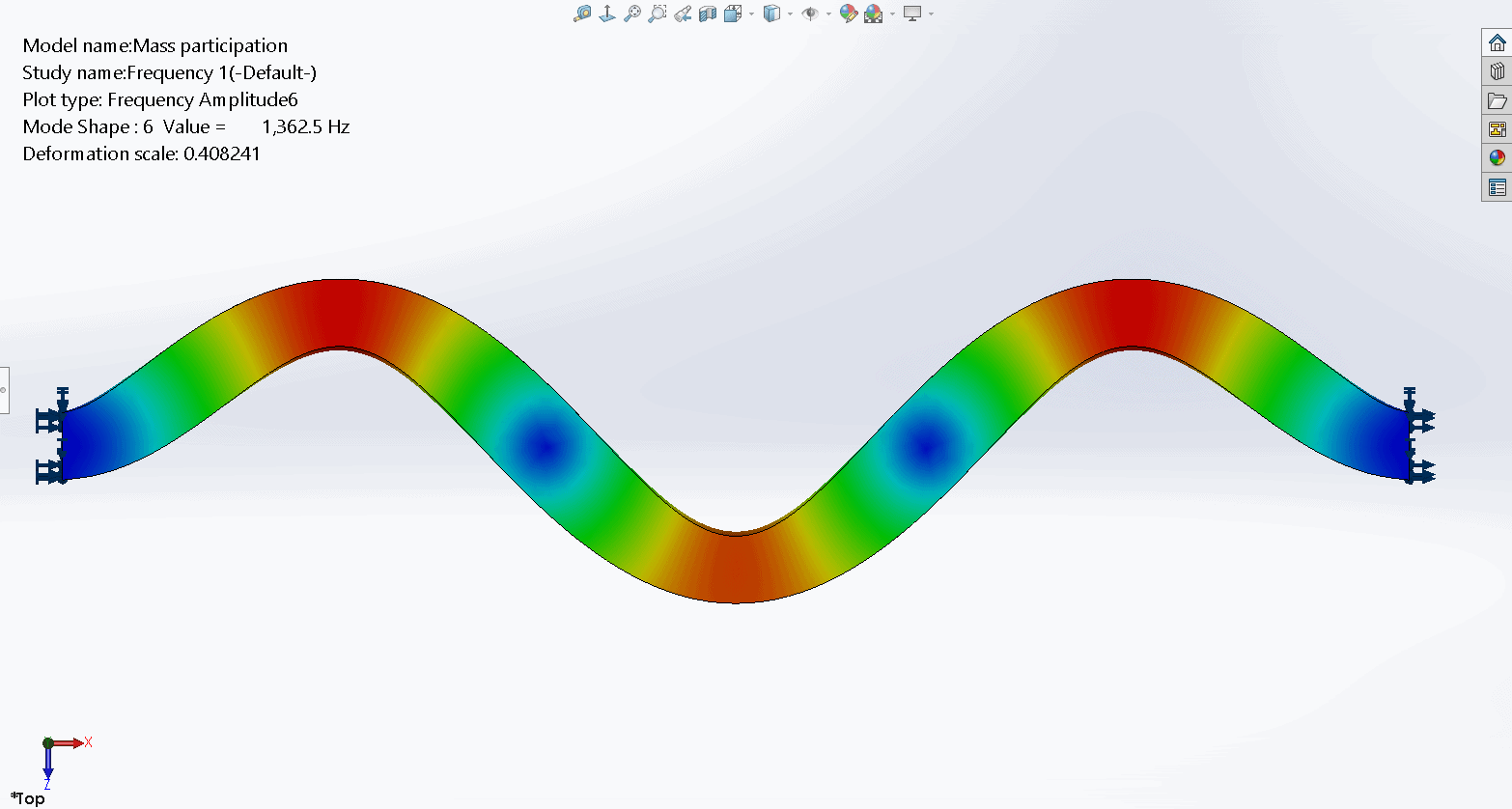 mass participation mode shape 6