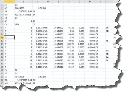 , SOLIDWORKS Inspection: Template Types for CMM Data