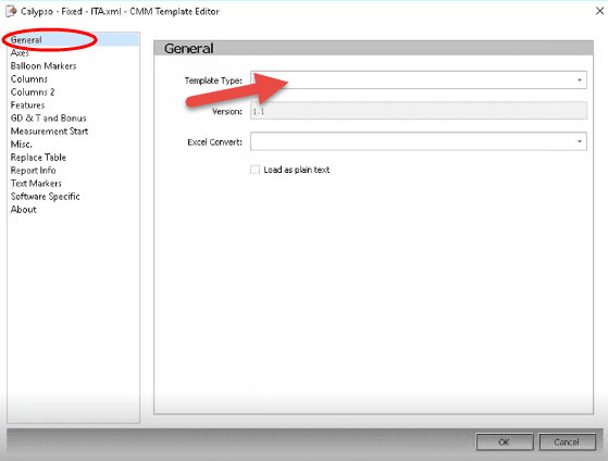 , SOLIDWORKS Inspection: Template Types for CMM Data