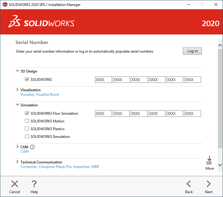 , SOLIDWORKS 2020 Installation Guide Part4 – Composer, Plastics, Inspection, MBD and Simulation Installation