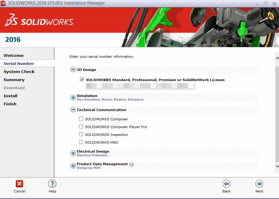 upgrading solidworks serial numbers