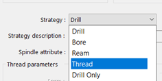 Thread Strategy SOLIDWORKS CAM 