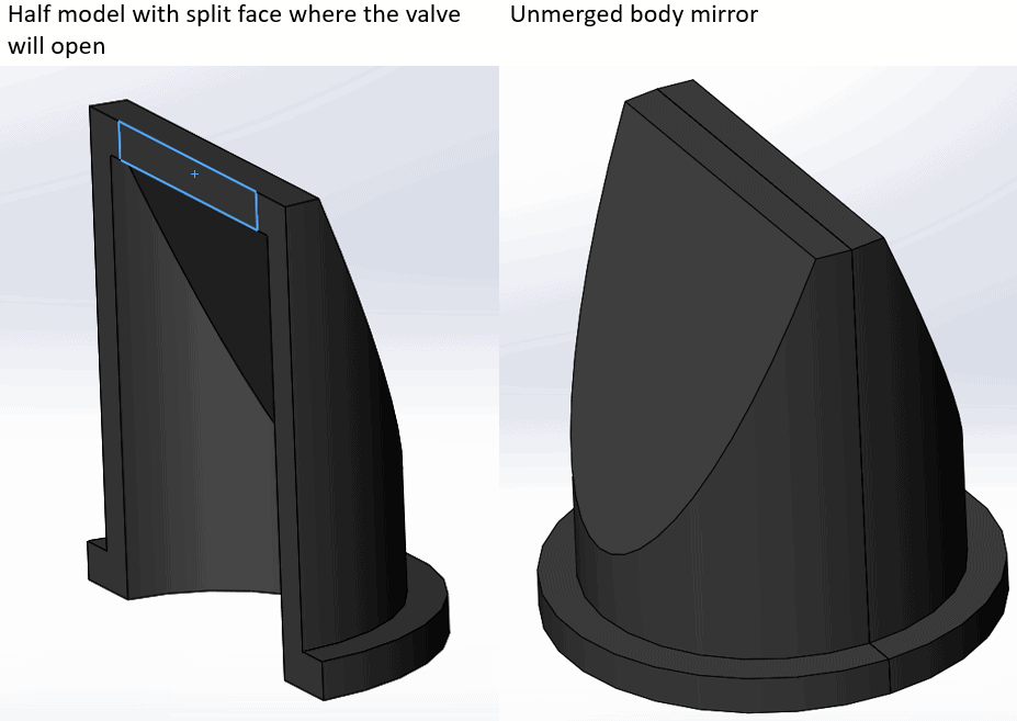 , Combining Flow Simulation and SOLIDWORKS Simulation Premium &#8211; The Duckbill Valve