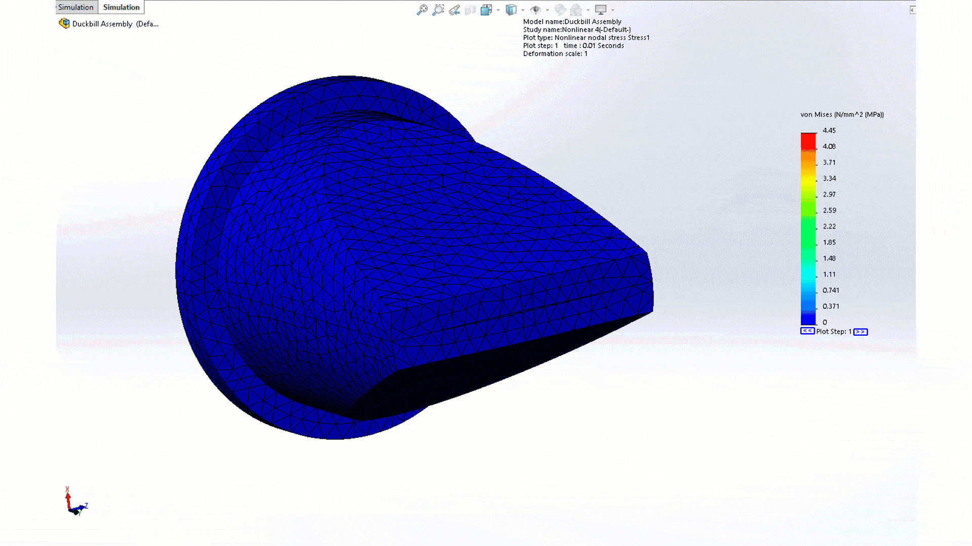 , Combining Flow Simulation and SOLIDWORKS Simulation Premium &#8211; The Duckbill Valve