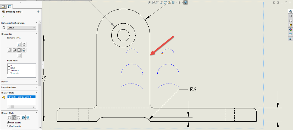 , SOLIDWORKS: Dynamic Mirror Entity