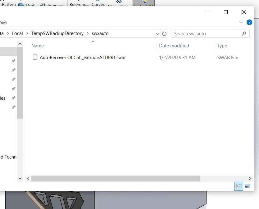 , The Truth About SOLIDWORKS Auto-Recover