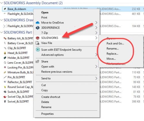 , Rename, Replace and Move SOLIDWORKS files with SOLIDWORKS File Utilities
