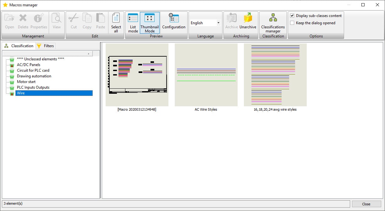 , Project Macro: Add Wire Styles