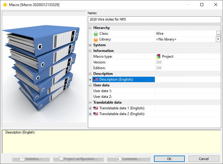 , Project Macro: Add Wire Styles