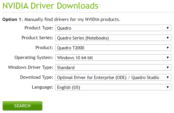 , Upgrading NVIDIA Graphics Card Driver