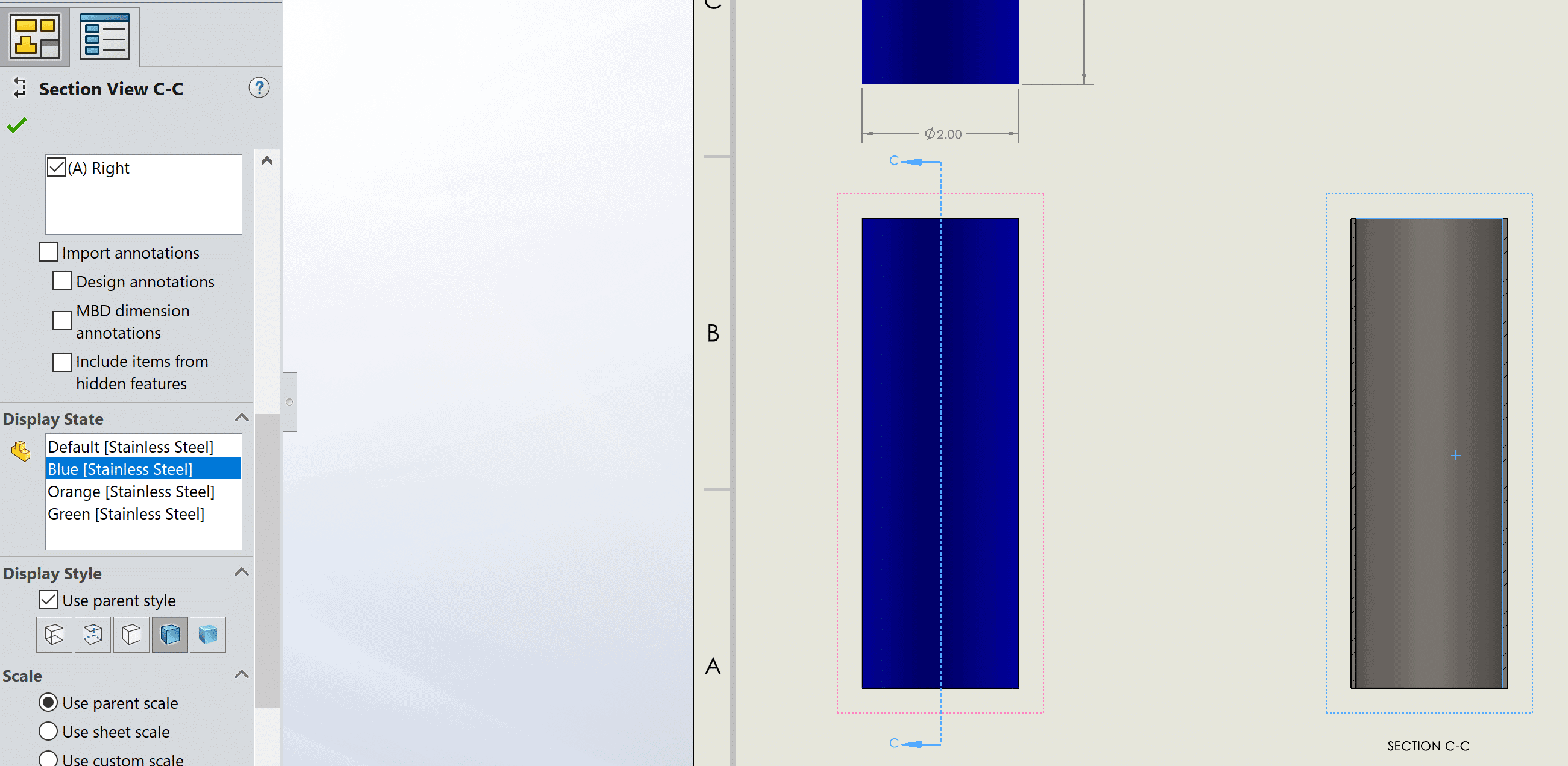 , Part Appearances and Display States