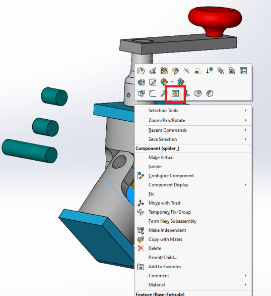 , SOLIDWORKS Component Preview Window