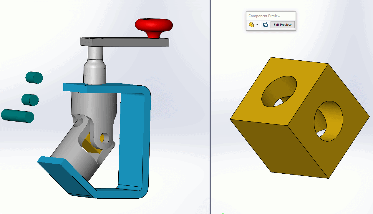 , SOLIDWORKS Component Preview Window