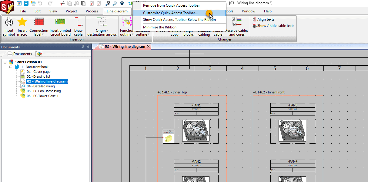 , SOLIDWORKS Electrical: Keyboard Shortcuts