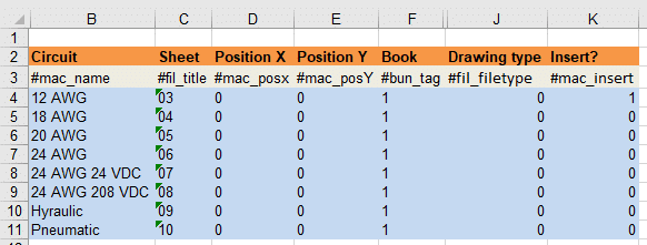 , Excel Automation: Configuring Selectable Wire Styles in a SOLIDWORKS Electrical Project