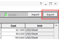 , SOLIDWORKS Costing Template Editor