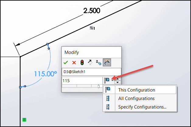 , Suppressing Sketch Relations in SOLIDWORKS