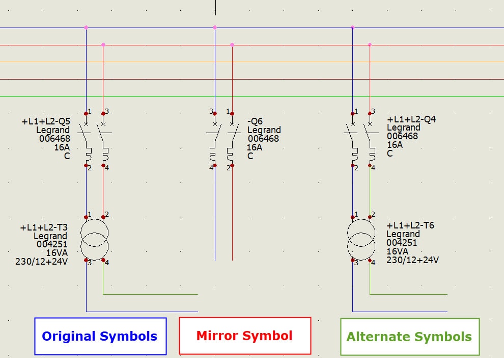 , Using Alternate Symbols in SOLIDWORKS Electrical