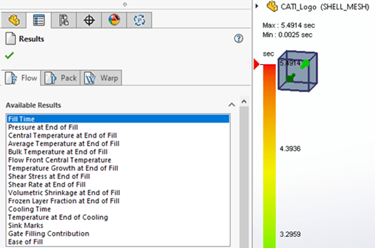 Boundary condition icon obscuring the legend