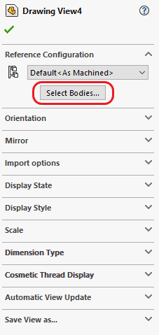 Select Bodies command