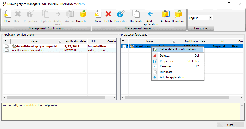 , SOLIDWORKS Electrical:Drawing Styles