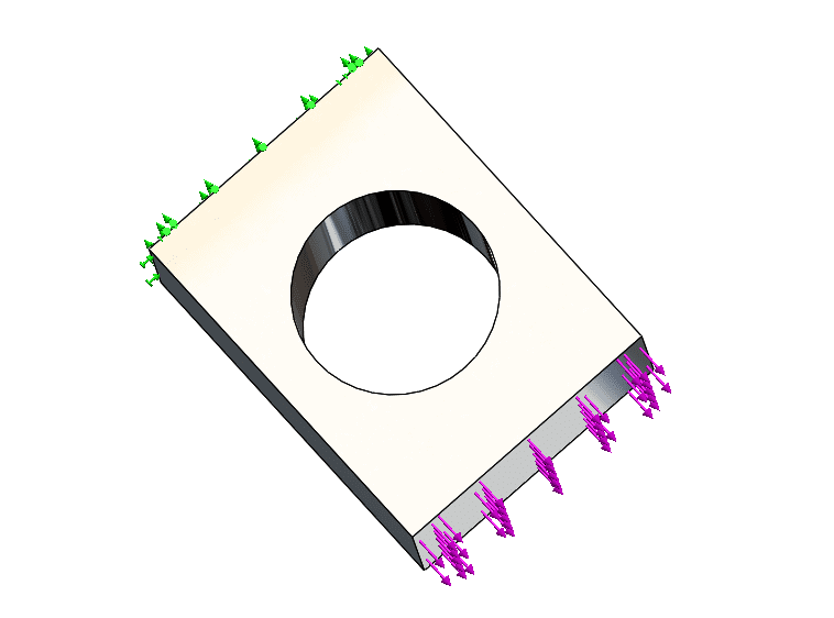 , Utilize SOLIDWORKS Simulation Color Options to Find Errors Quickly