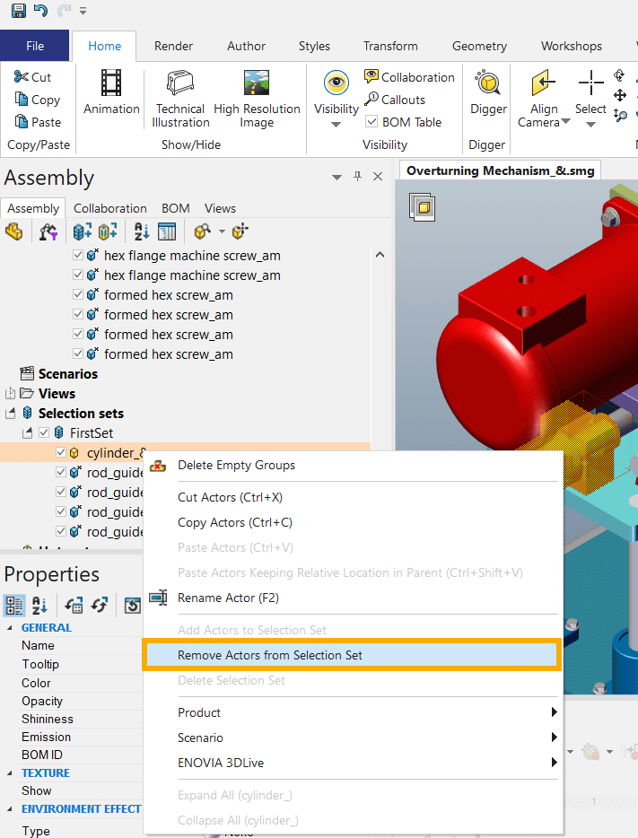 , Be Selective with SOLIDWORKS Composer