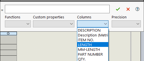 , Dual Dimensions in a SOLIDWORKS Weldment Cut List