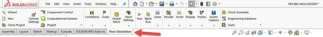 , How Do I Create a SOLIDWORKS Flow Simulation Project?