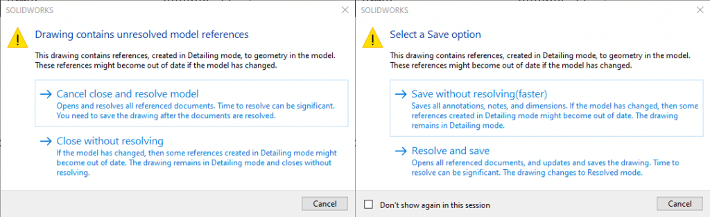 , SOLIDWORKS 2021 What’s New – Detailing Mode Enhancements