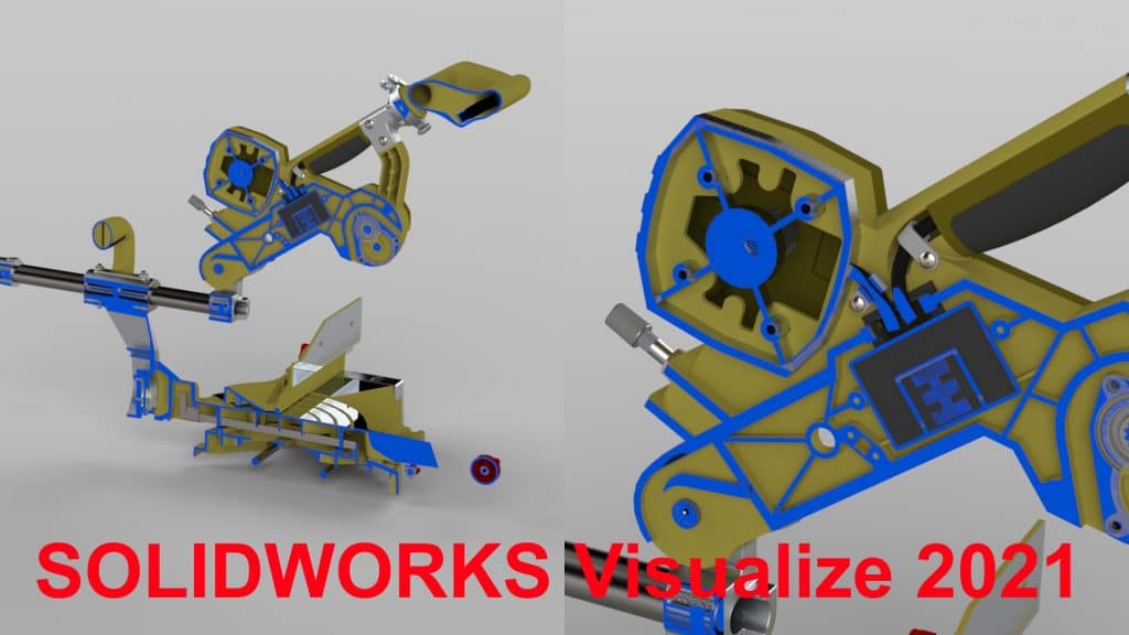 , SOLIDWORKS Visualize 2021 What’s New – Cap Cut Planes and Toon Shading
