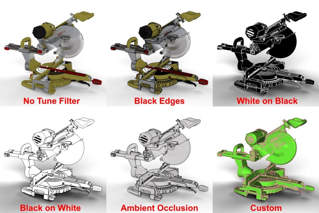 , SOLIDWORKS Visualize 2021 What’s New – Cap Cut Planes and Toon Shading